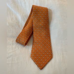 Hermes men’s silk neck tie